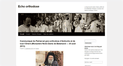 Desktop Screenshot of blog.echo-orthodoxe.net